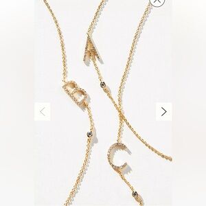 Delicate Monogram Necklace by Anthropologie - Letter S